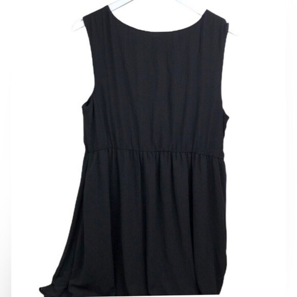 Torrid Black Empire Waisted Studded Strappy Chiffon Dress Size 1 - Picture 5 of 10